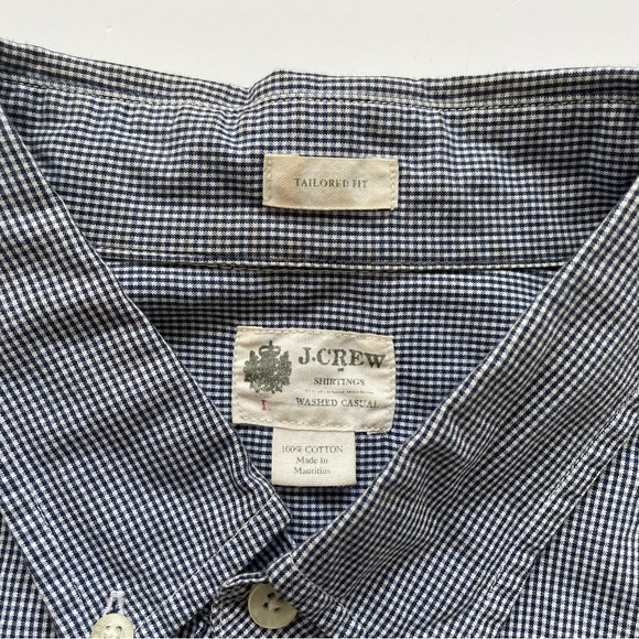Gingham Jcrew Button Down Tailored Fit - Picture 2 of 3
